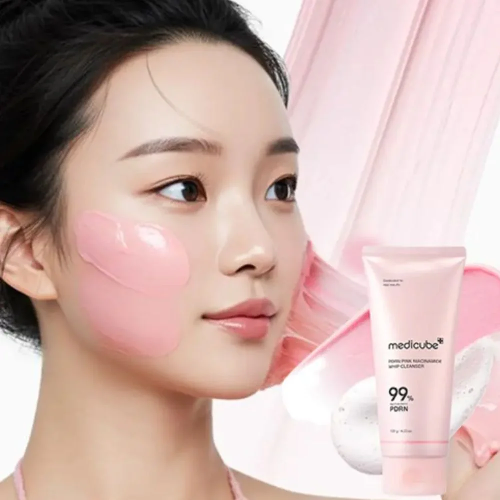 Medicube PDRN Pink Niacinamide Whip Cleanser 99% 120gr - Image 2