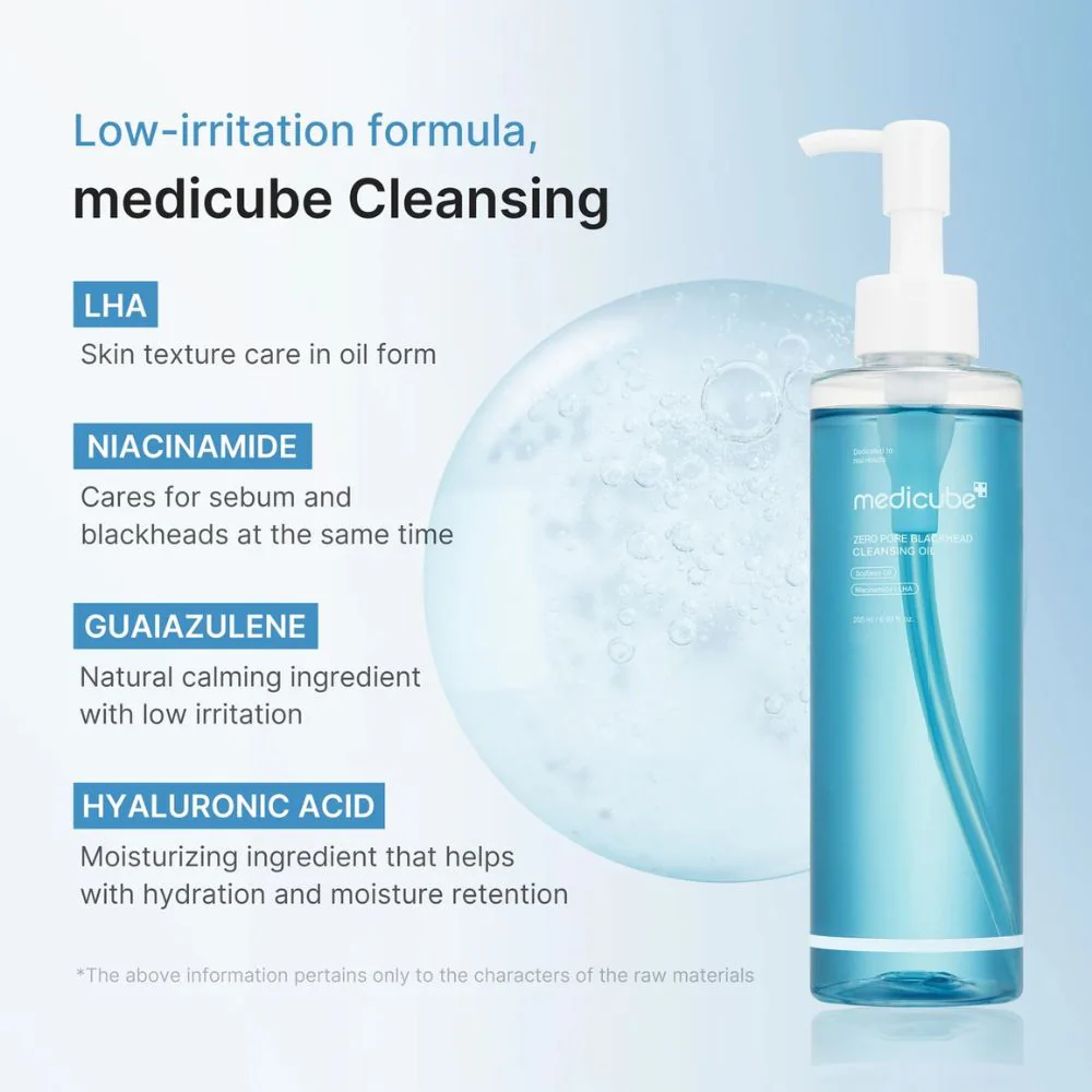 Medicube Zero Pore Blackhead Deep Cleansing Oil 205ml - Image 2