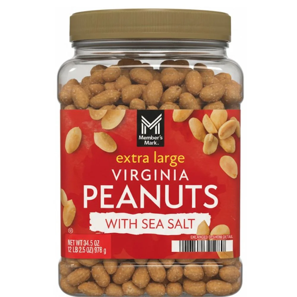 Member's Extra Large Virginia Peanuts With Sea Salt 964g
