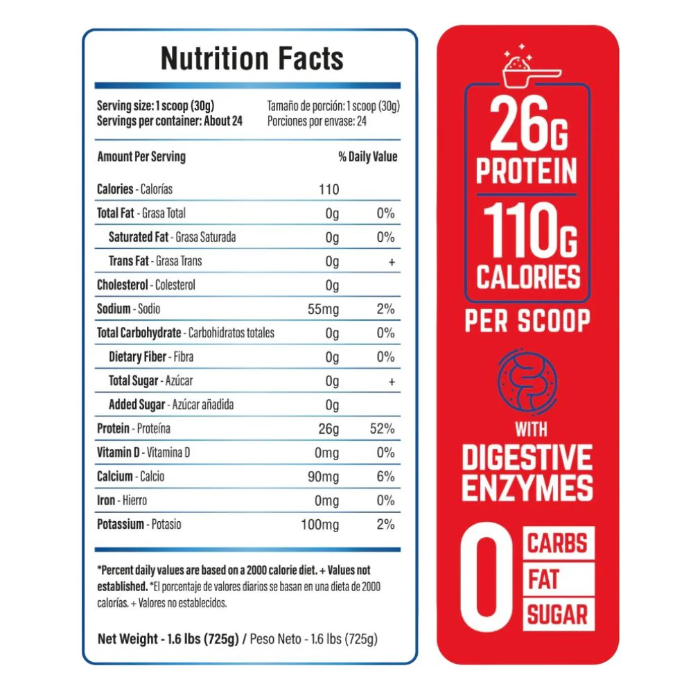 MO4T Proteina Premium ISO26 Cookies&Cream 24 Servicios - Image 2