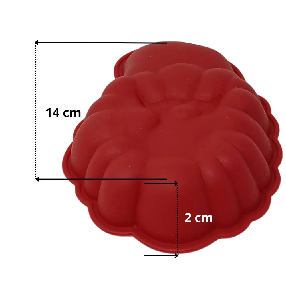 Molde de Silicon Pequeño Papa Noel para Postres - Image 3