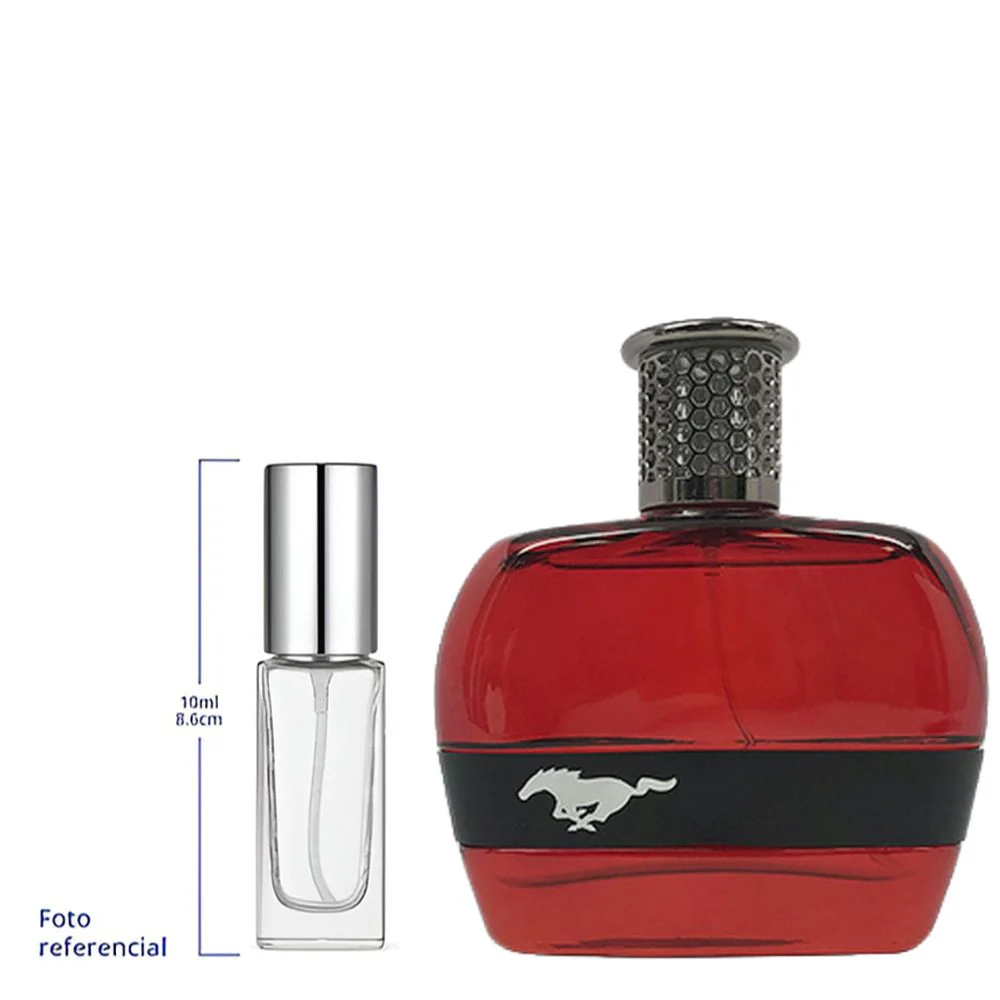 Mustang Red Decant Travel Size Eau De Toilette For Men - Image 2