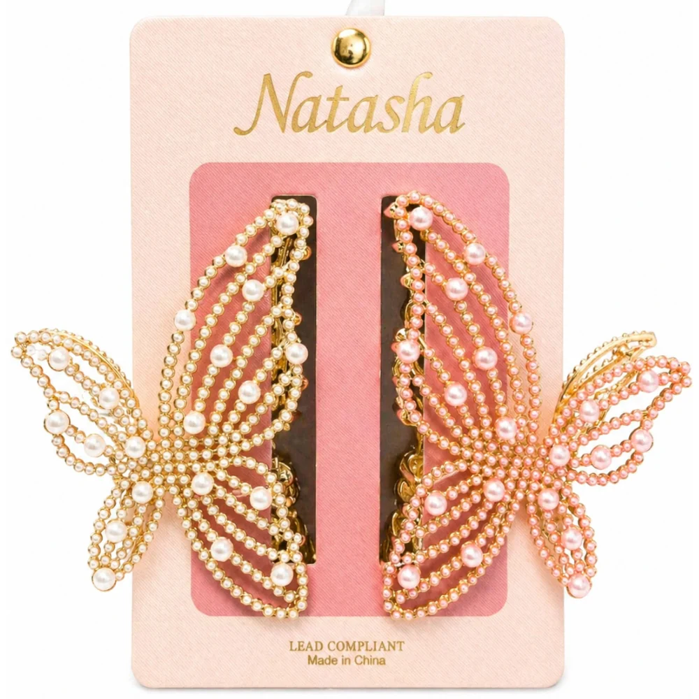 Natasha Accesorios Pinzas Para El Cabello Mariposas 2Und - Image 2