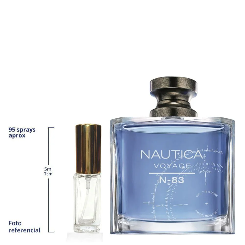 Nautica Voyage N-83 Decant Travel Size Eau De Toilette For Men