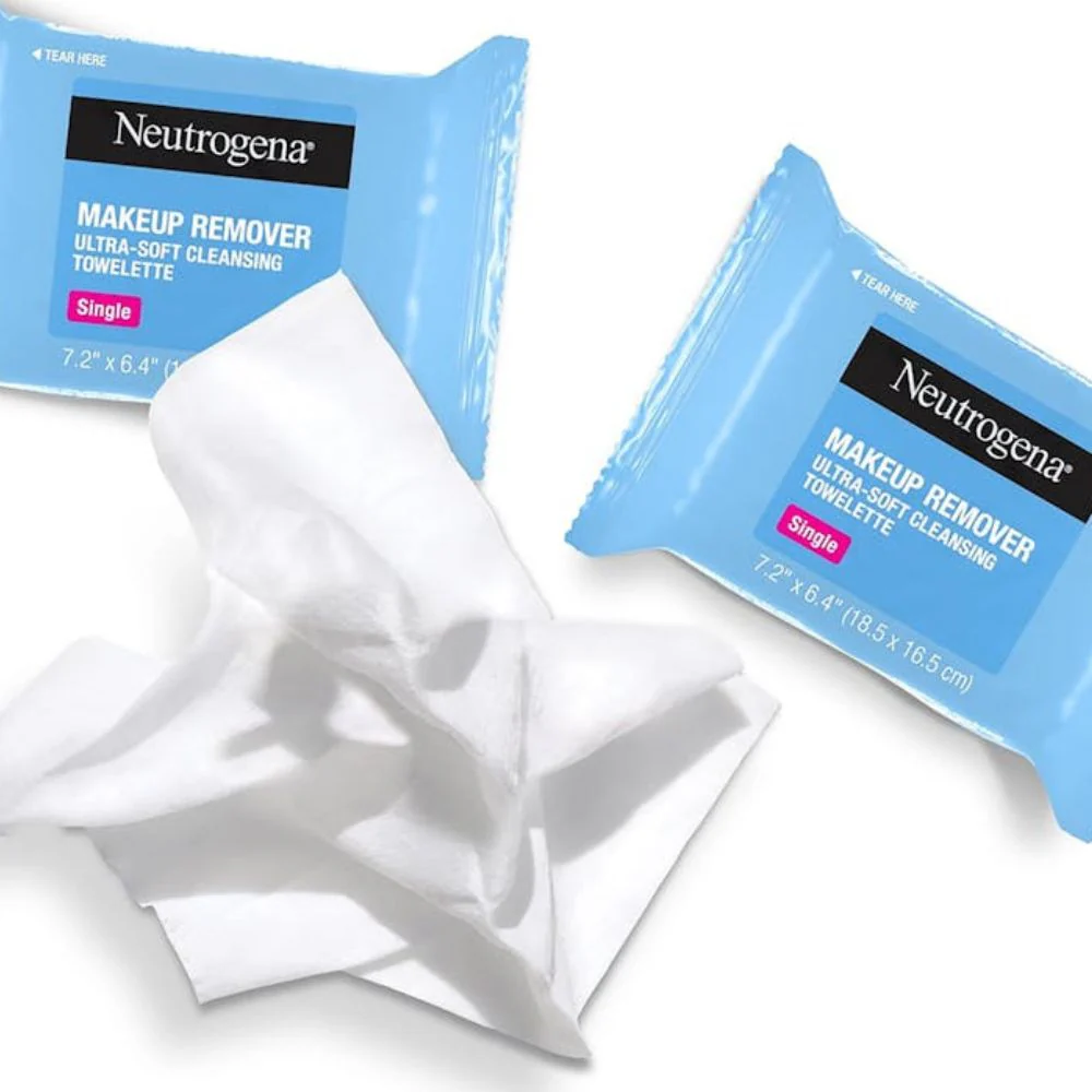 Neutrogena Makeup Remover Caja 20 und Ultra Soft Cleansing Toallitas Towelettes Singles 18.5x16.5cm - Image 3