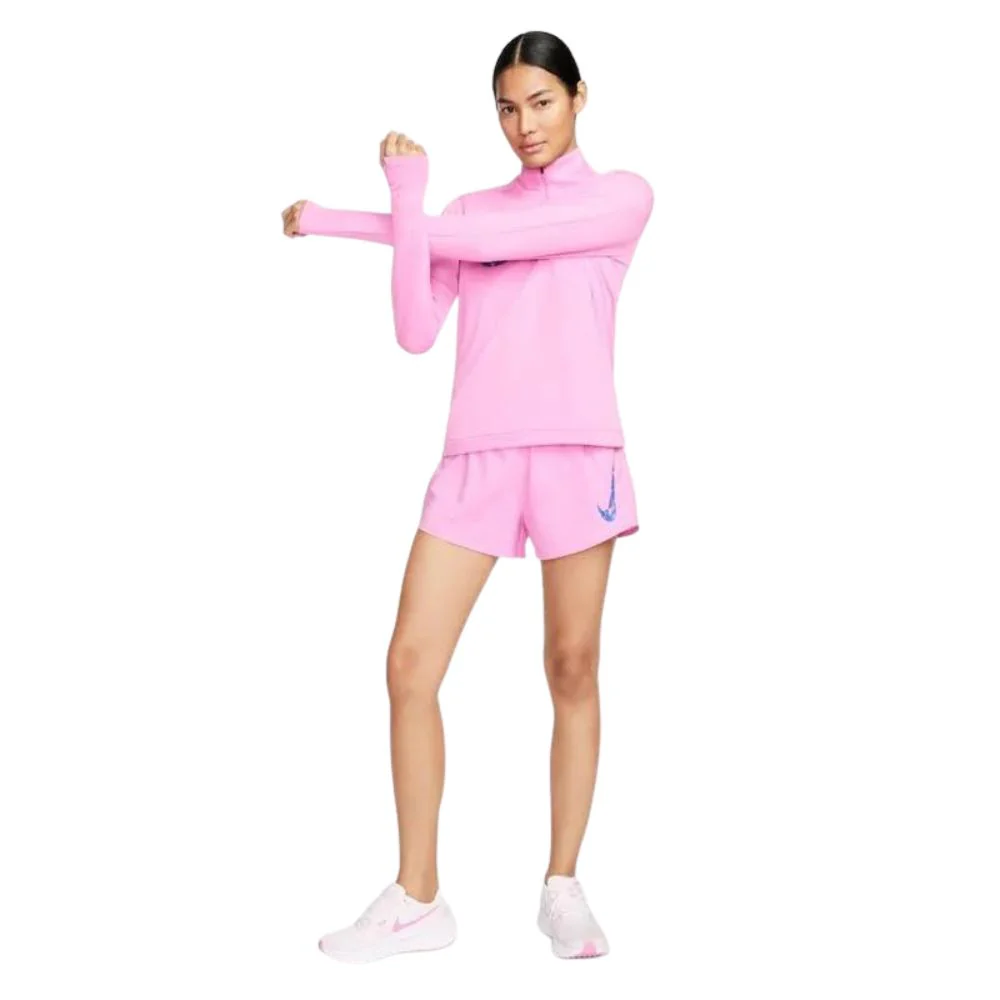 Nike Short Running One Swoosh Dri Fit Medio Para Damas - Image 6
