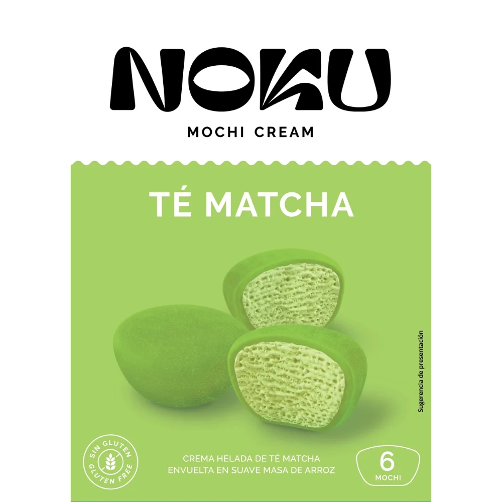 Noku Helado Premium Mochi Cream Te Matcha 6 Und - Image 2