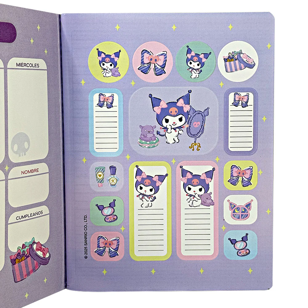 Norma Cuaderno Kuromi Una Linea Cosido 100 Hojas Diseño Sunglasses - Image 2