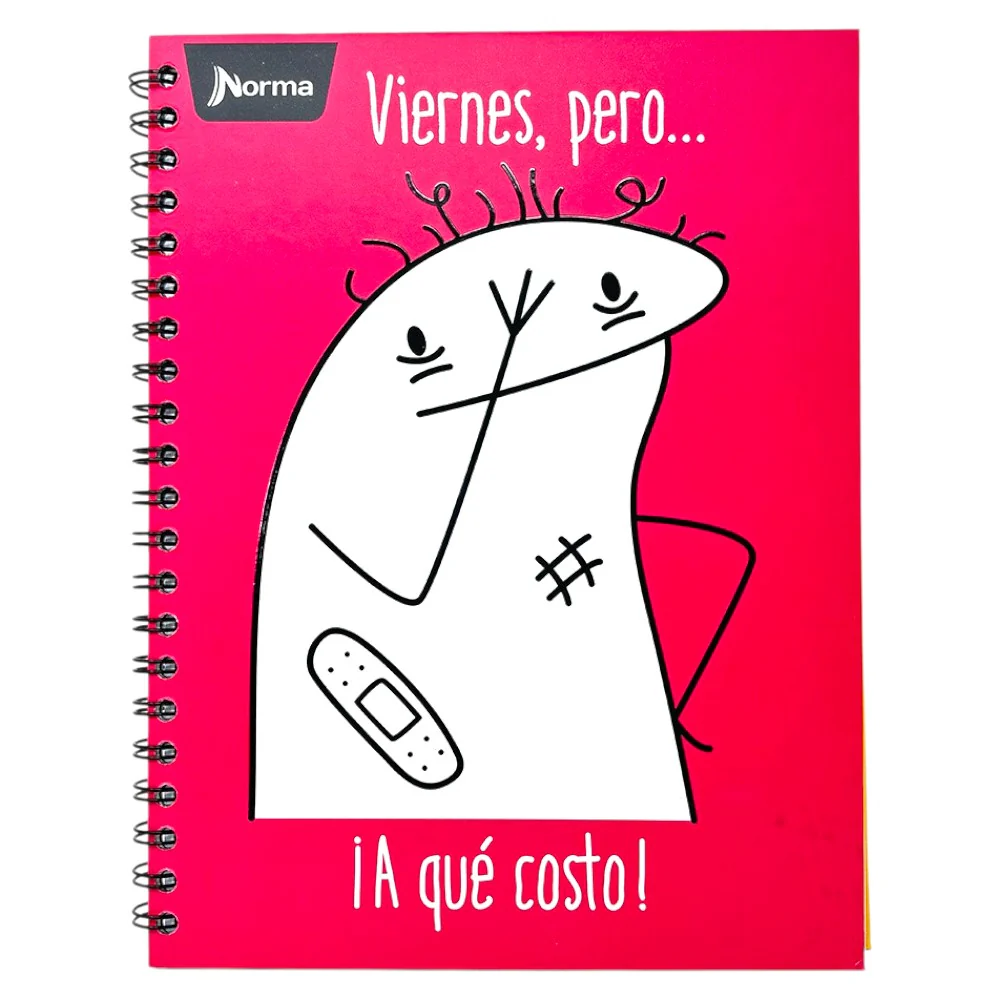 Norma Cuaderno Argollado Memes Una Materia 80 Hojas Con stickers Diseños Surtidos - Image 6