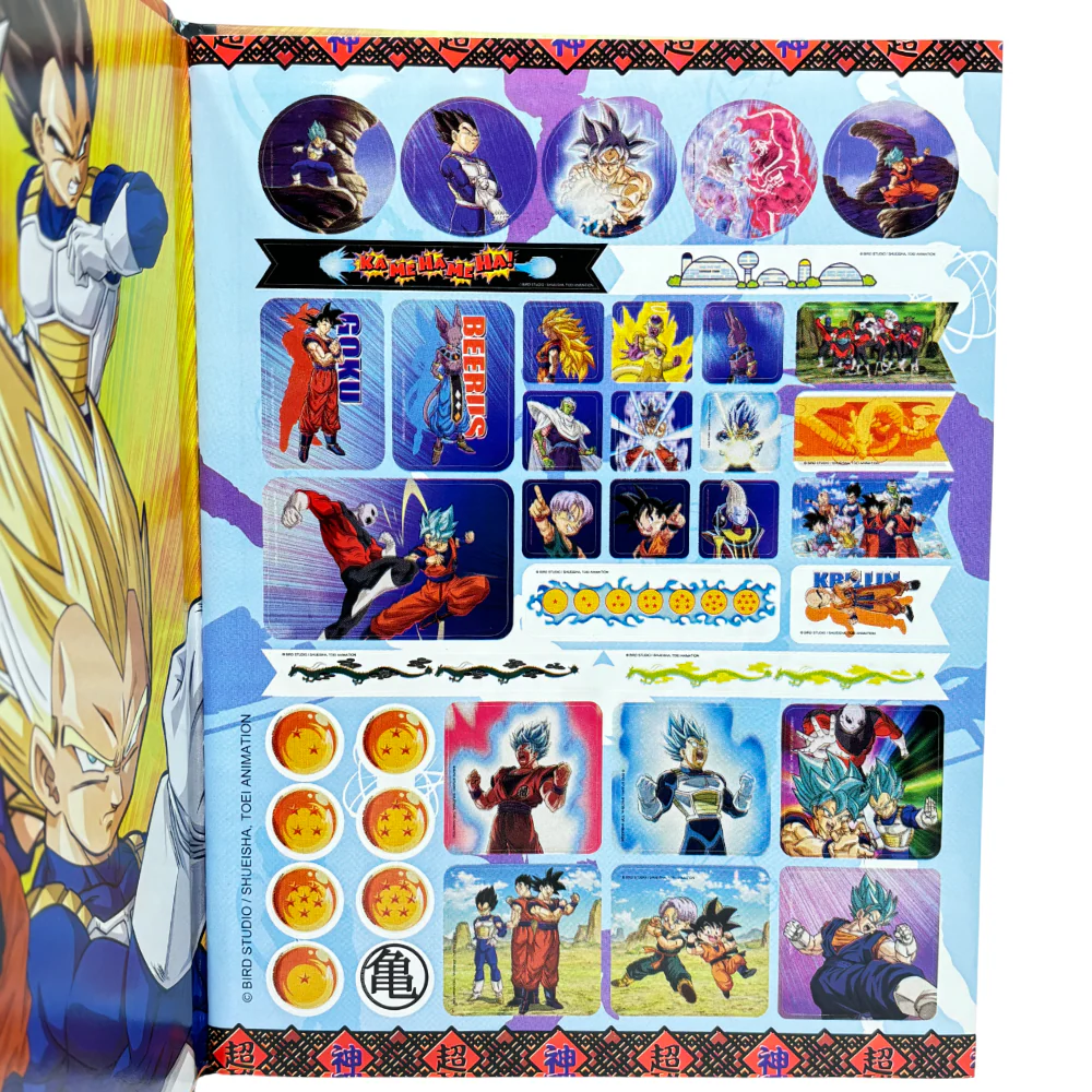 Norma Cuaderno Cocida Dragon Ball Pasta Dura 100 Hojas Con Stickers Diseños Surtidos - Image 3