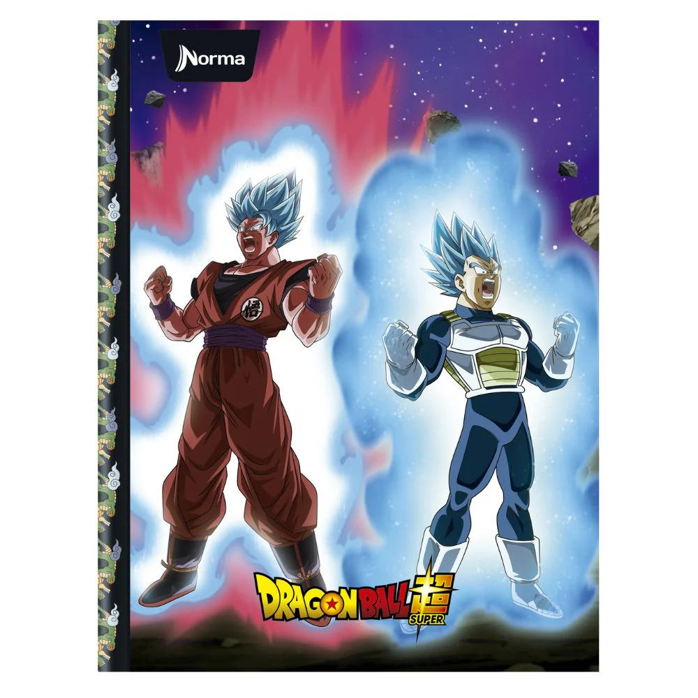 Norma Cuaderno Cocida Dragon Ball Pasta Dura 100 Hojas Con Stickers Diseños Surtidos - Image 5