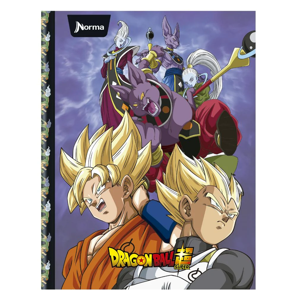 Norma Cuaderno Cocida Dragon Ball Pasta Dura 100 Hojas Con Stickers Diseños Surtidos - Image 6