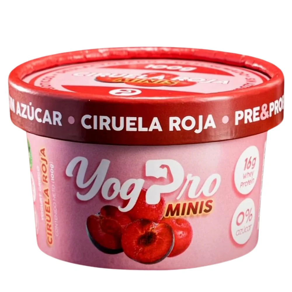 ¡Nuevo! Yog Pro Descremado- Deslactosado Ciruela Roja 100gr