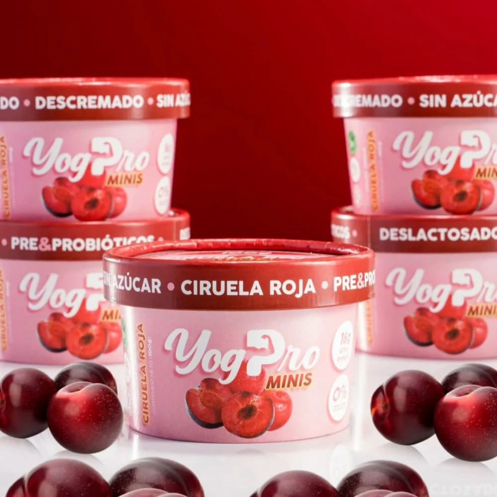 ¡Nuevo! Yog Pro Descremado- Deslactosado Ciruela Roja 100gr - Image 2