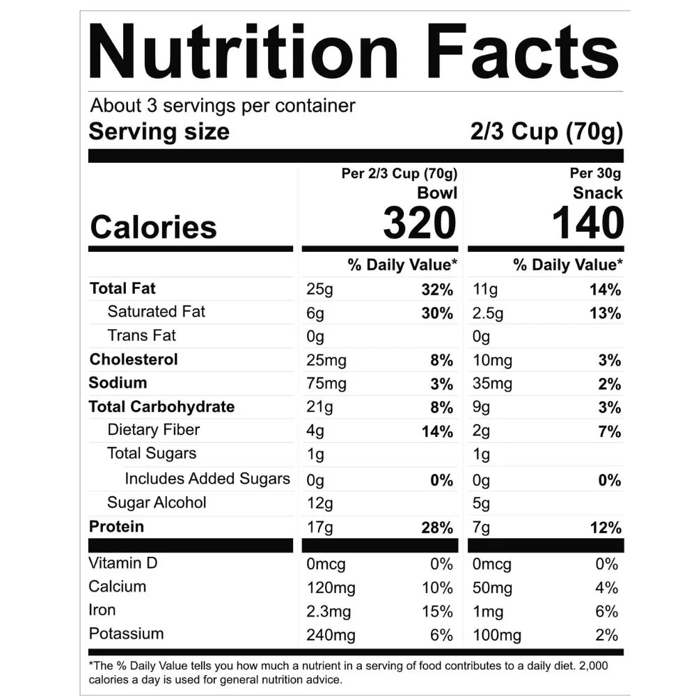 Nutrail Protein Nut Granola Chocolate 283gr - Image 2