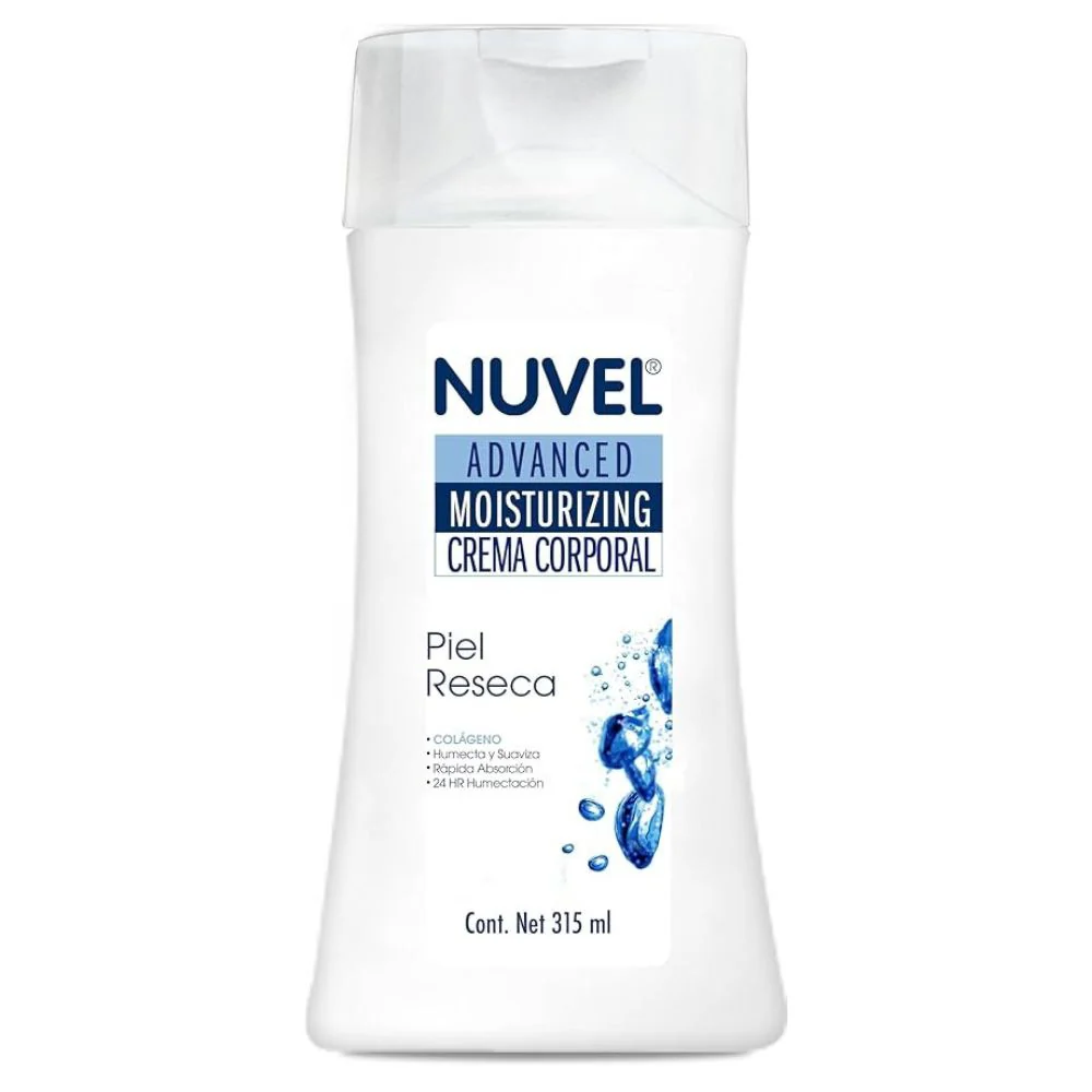 Nuvel Advanced Moisturizing Crema Corporal Colageno "Piel Reseca" 315ml
