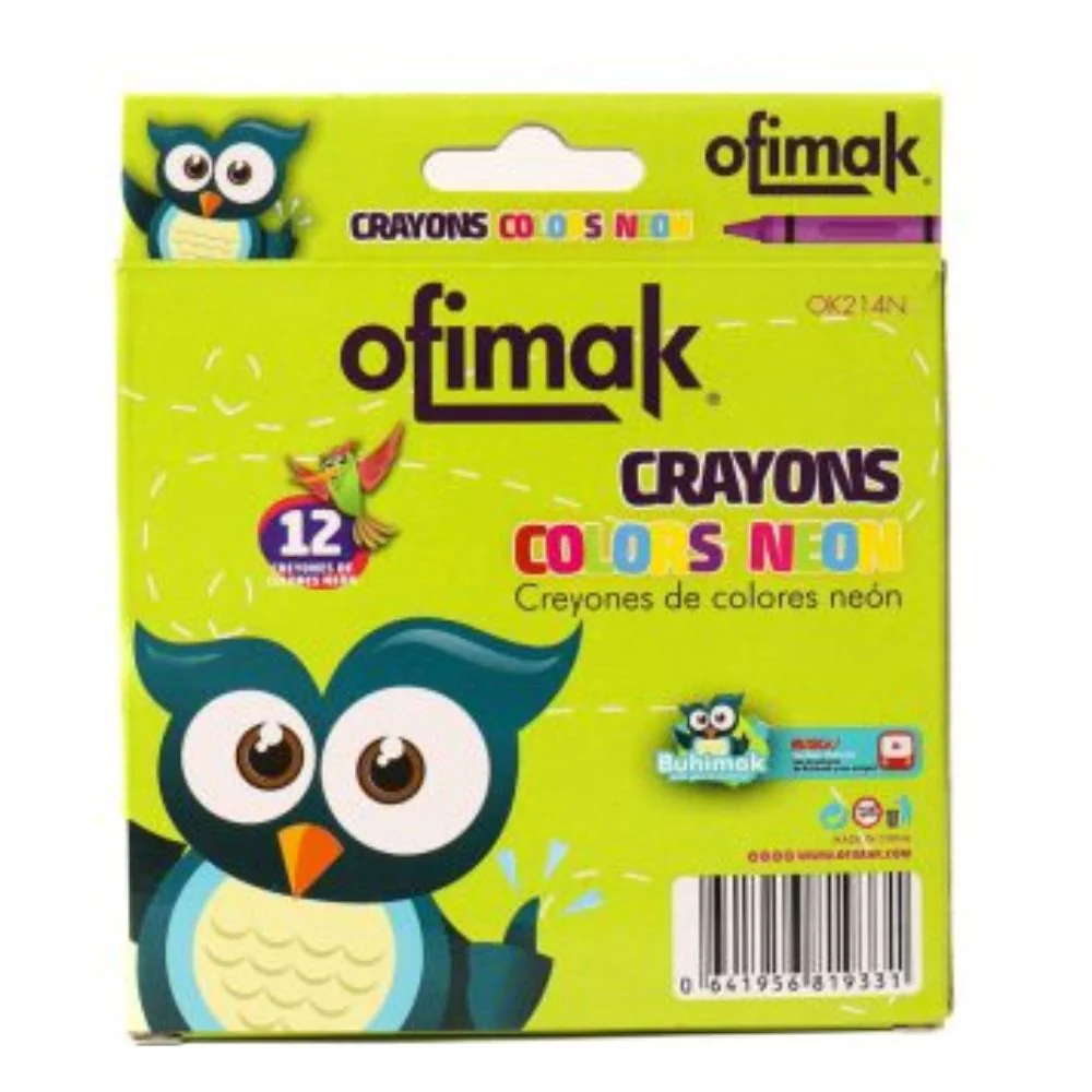 Ofimak Crayones de Cera Neon 12 Und - Image 3