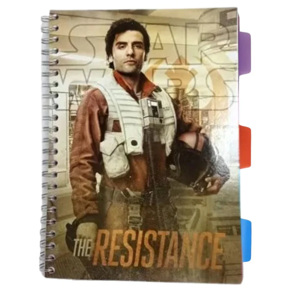 Ofimak Cuaderno Espiral de Una Linea 3 Materias Star Wars The Resistance