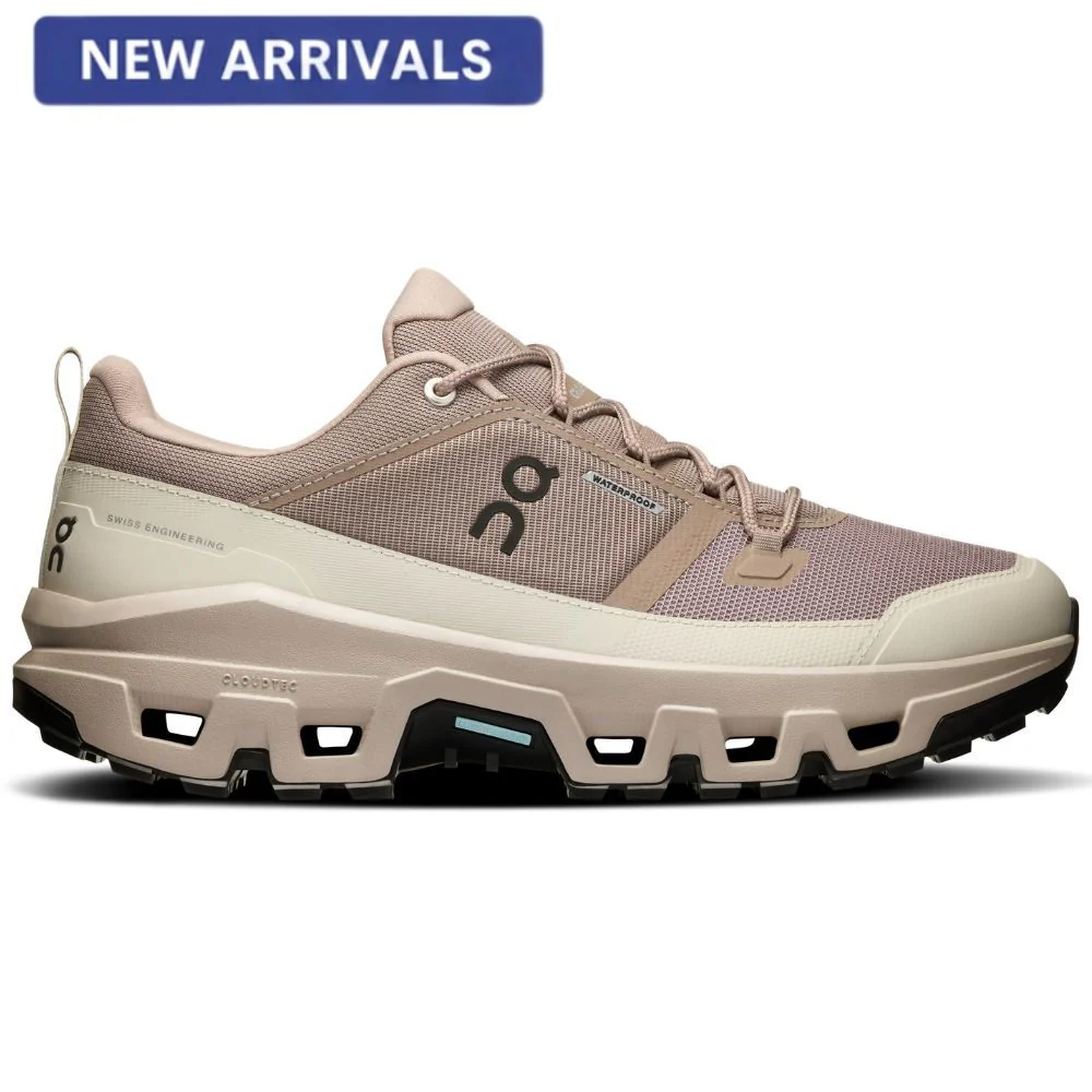 On Zapatos Trail Para Caballeros Cloudrock Low Waterproof Cinder Fog