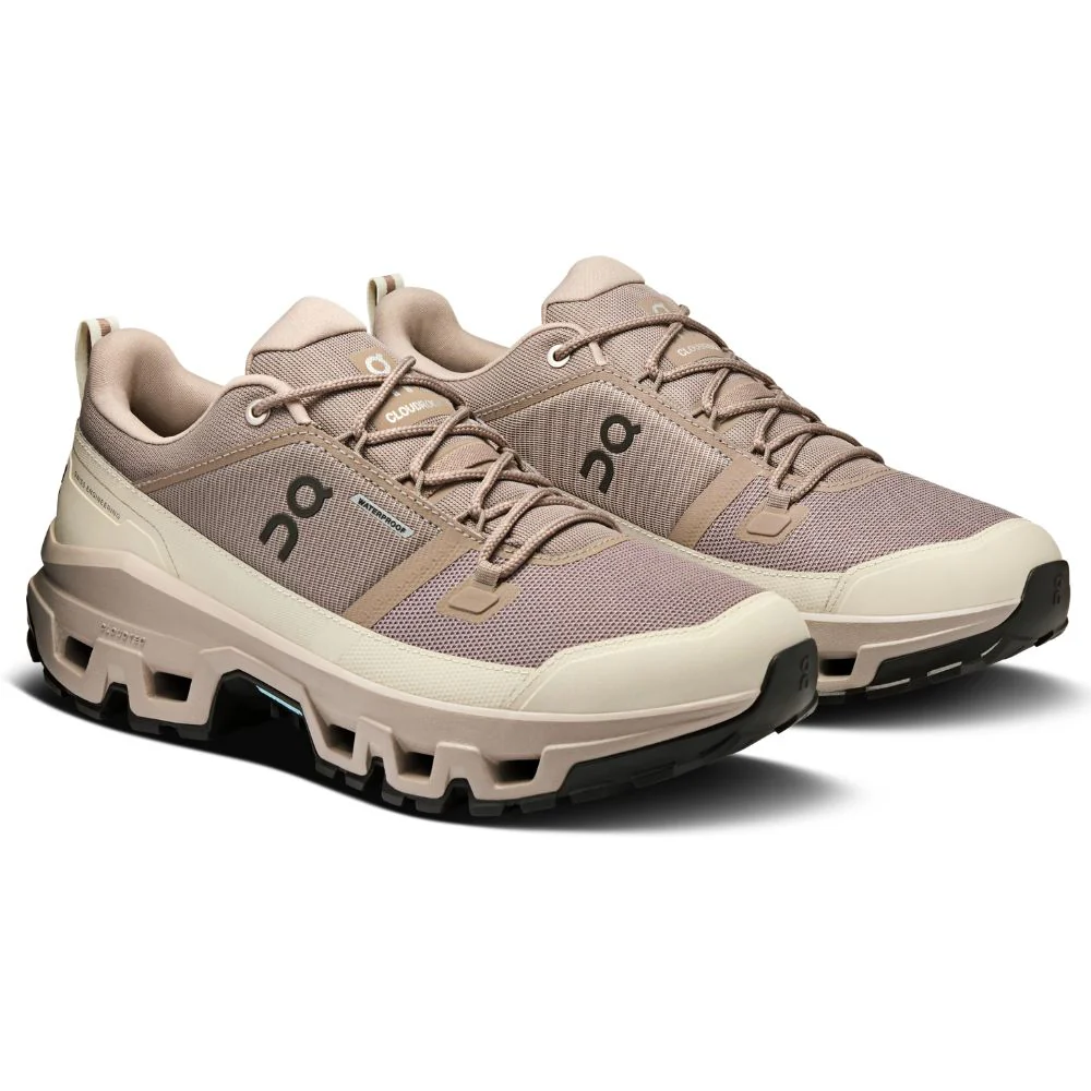 On Zapatos Trail Para Caballeros Cloudrock Low Waterproof Cinder Fog - Image 3