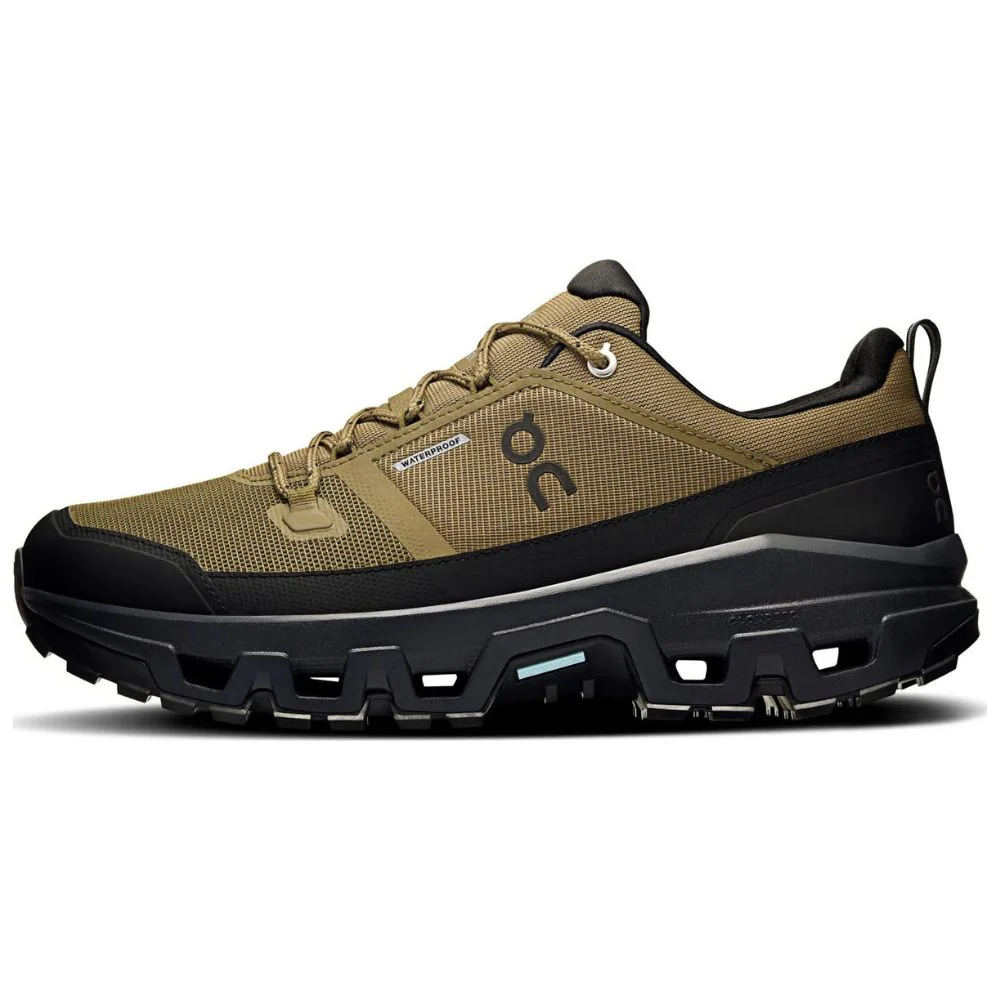 On Zapatos Trail Para Caballeros Cloudrock Low Waterproof Hunter Black - Image 2
