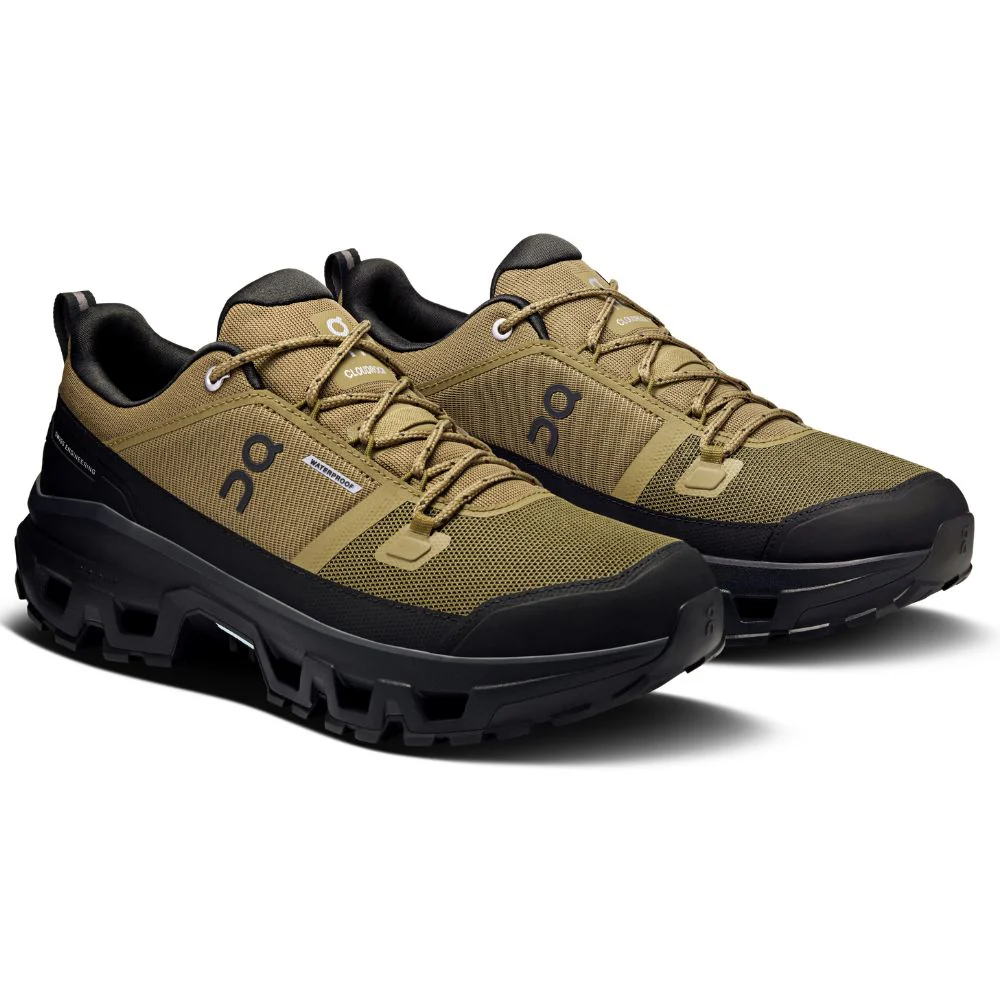 On Zapatos Trail Para Caballeros Cloudrock Low Waterproof Hunter Black - Image 3