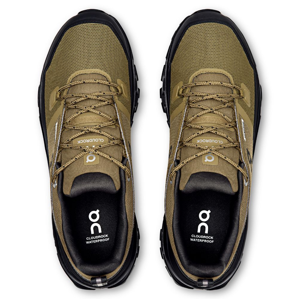 On Zapatos Trail Para Caballeros Cloudrock Low Waterproof Hunter Black - Image 4