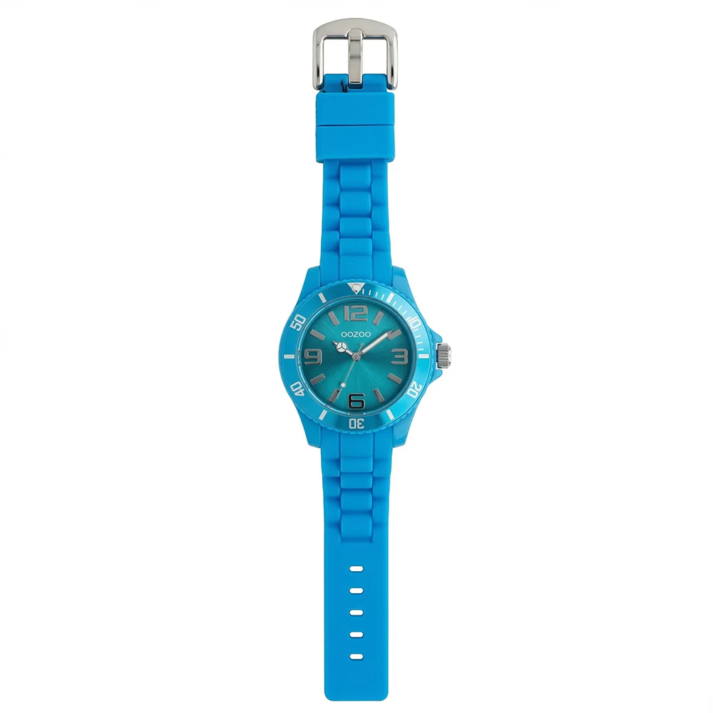 Oozoo Reloj Deportivo Correa De Silicone Para Damas Ocean Blue - Image 3