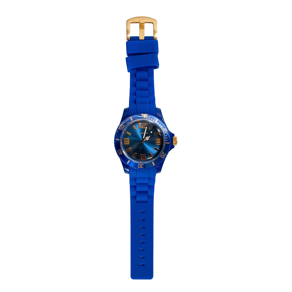 Oozoo Reloj Deportivo Correa De Silicone Para Damas Blue - Image 3
