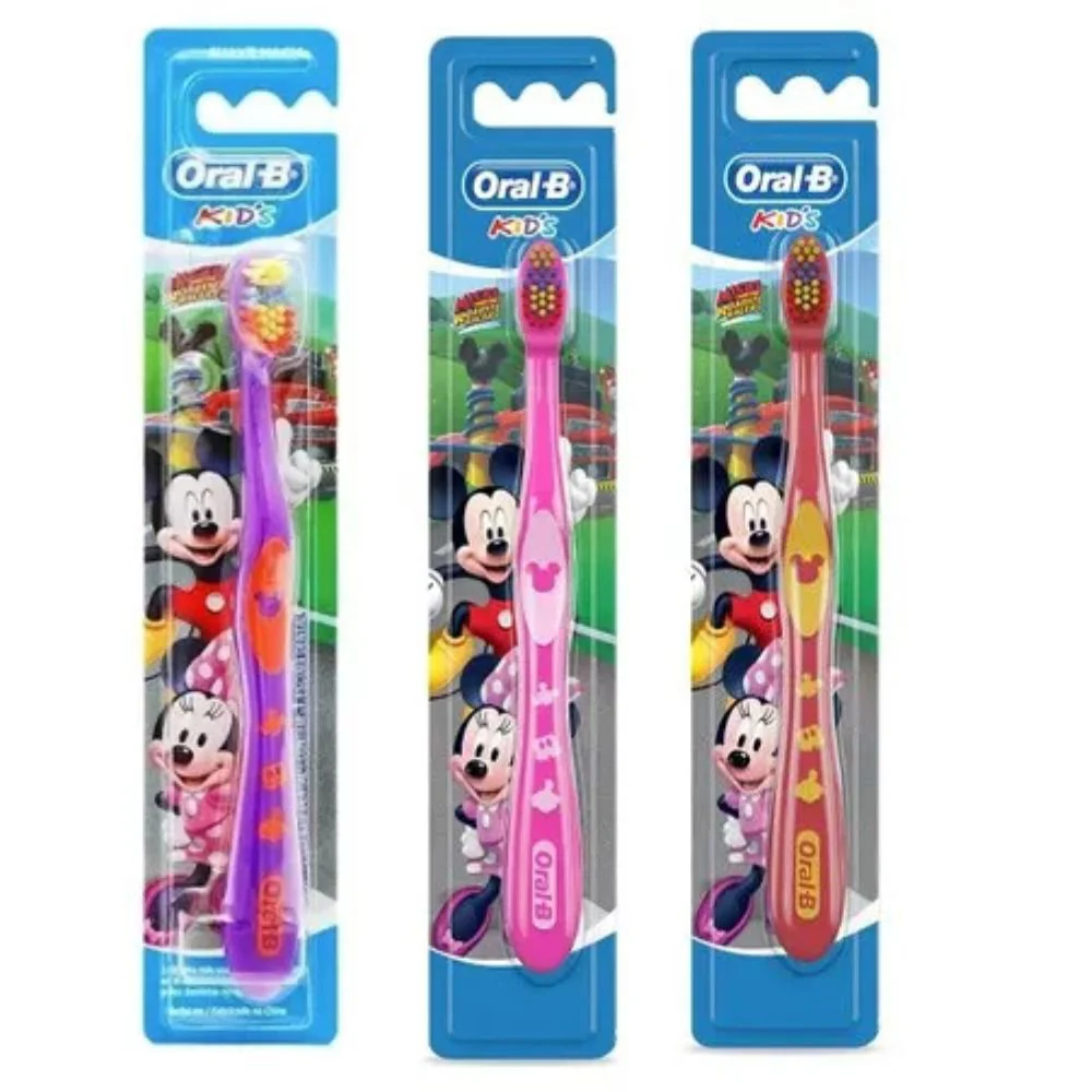 Oral B Cepillos de Dientes Mickey Mouse 1Und Colores Varios