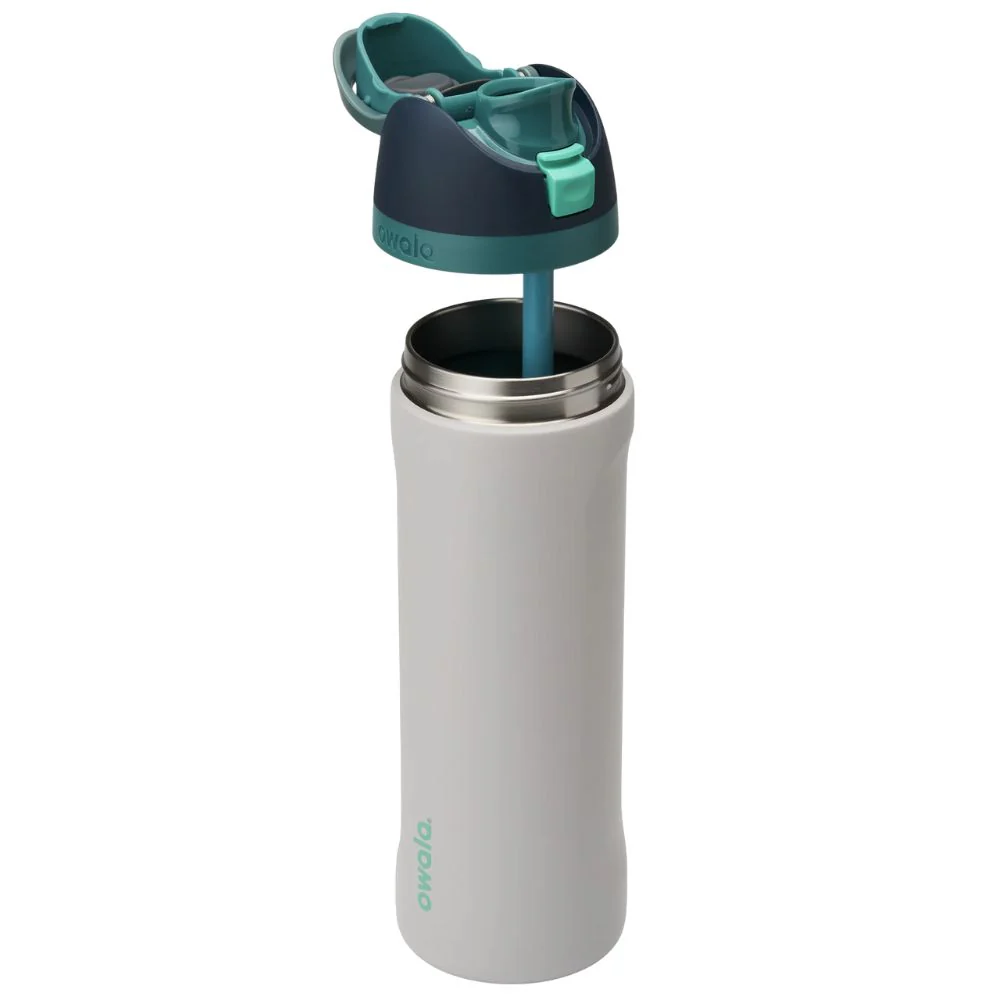 Owala Termo FreeSip Stainless Steel 24oz Gray Whale - Image 5