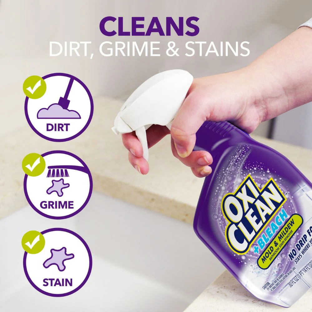 Oxi Clean + Bleach Mold & Mildew 887ml - Image 3