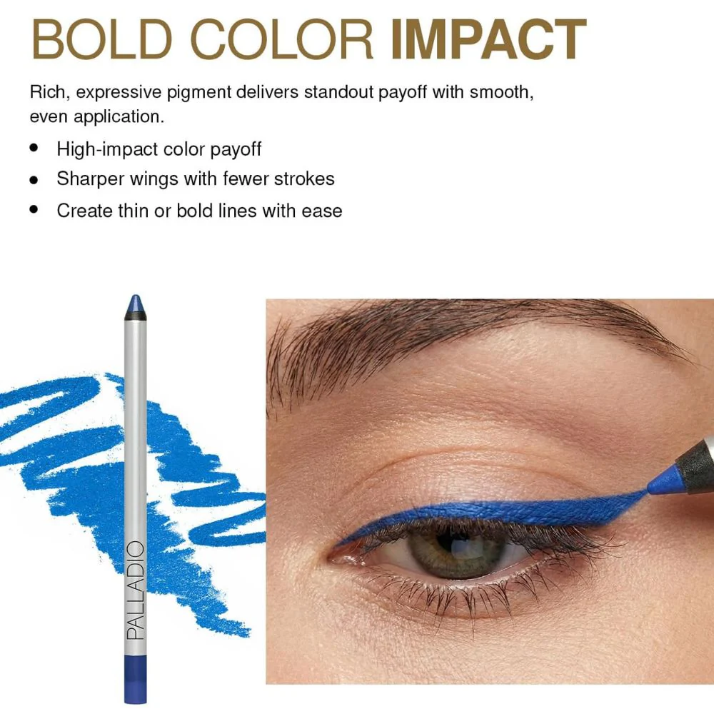 Palladio Lápiz Delineador De Ojos Precision Electric Blue 1.2g - Image 2