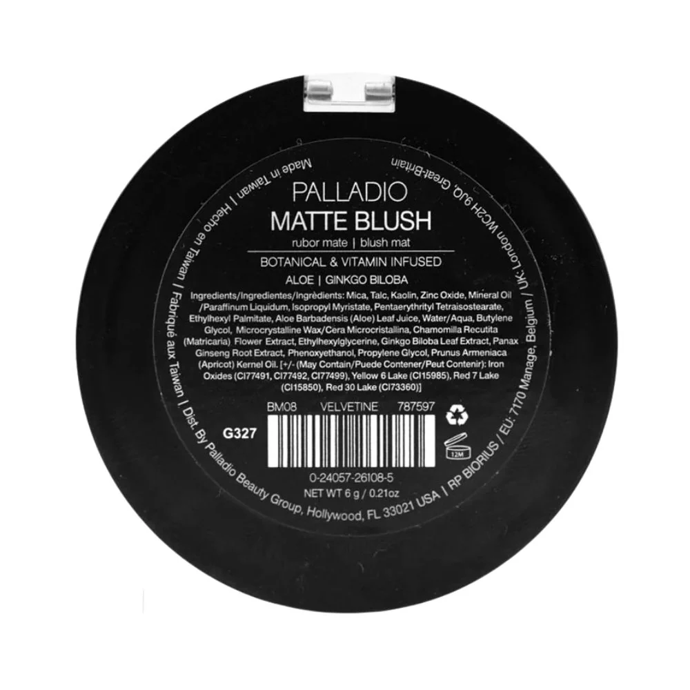 Palladio Matte Blush Velvetine 6gr - Image 3
