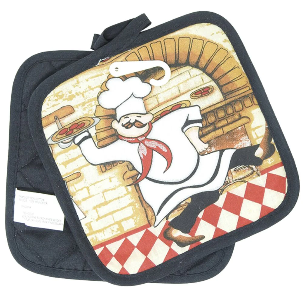 Potholder Set 2 Piezas Happy Chef - Image 4