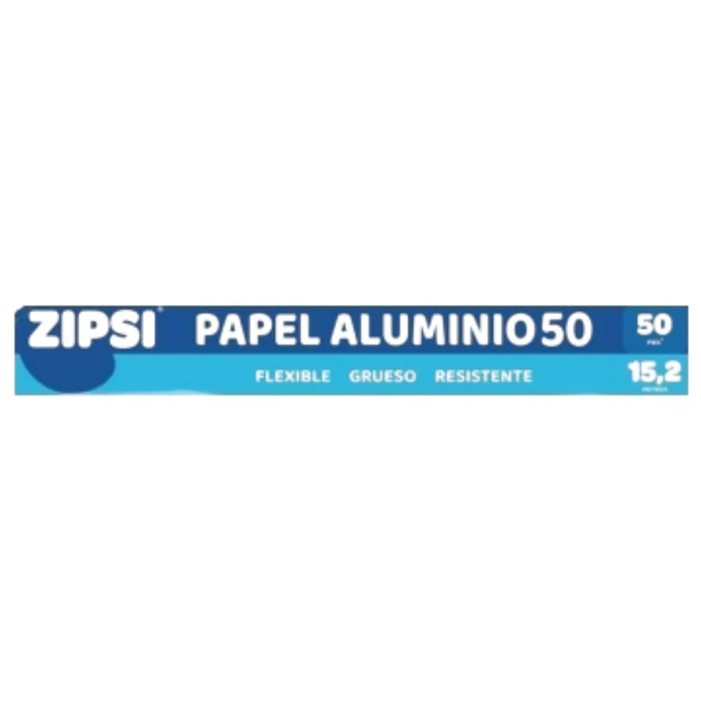 Papel Aluminio Zipsi 15.2m
