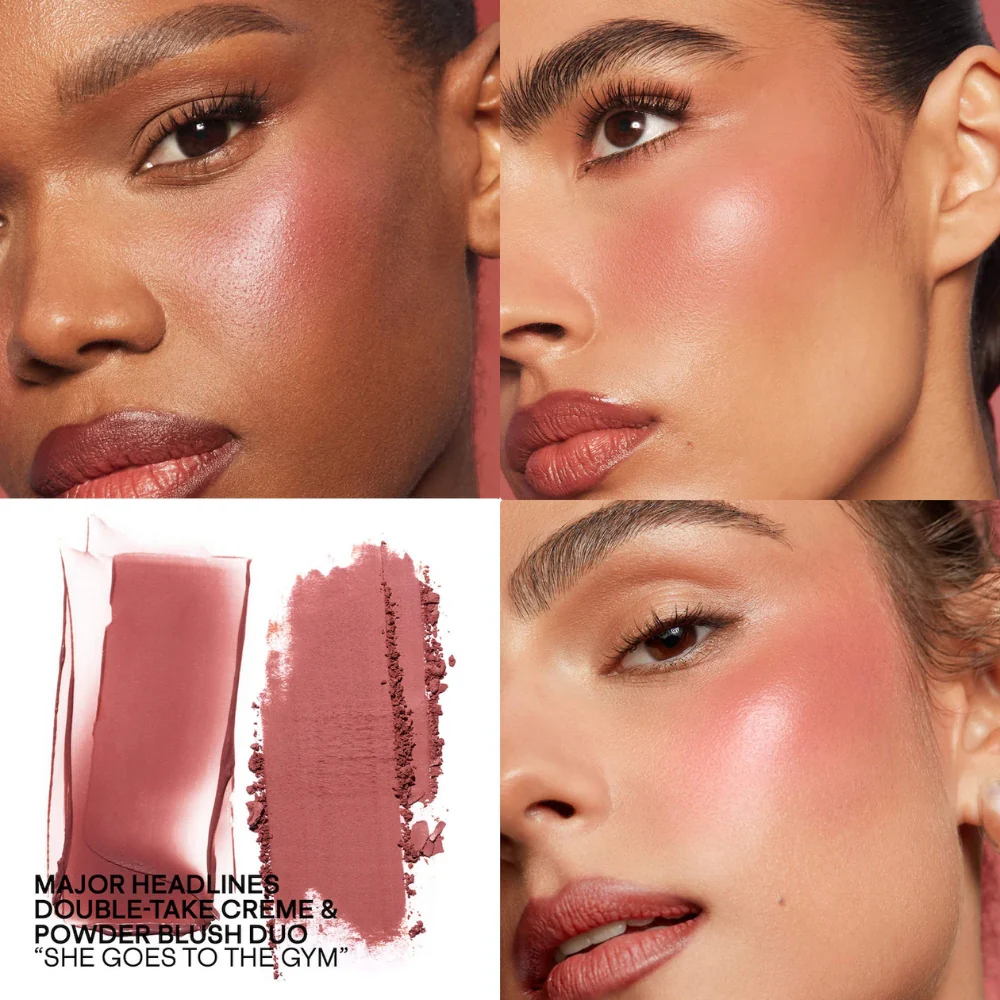 Patrick TA Blush Mini She Goes To the Gym Major Headlines Double-Take Crème & Powder Blush Duo 1.6gr y 2.6gr - Image 3