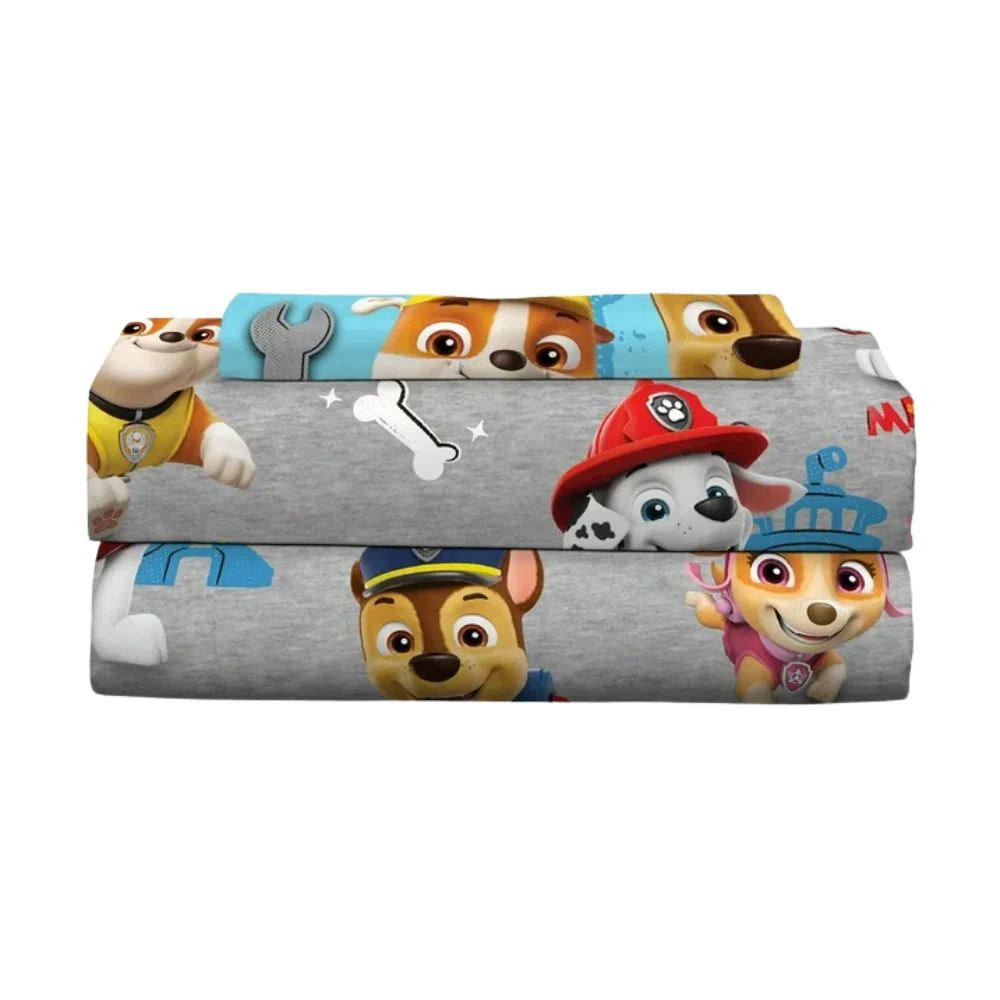 Paw Patrol Juego de Sabanas Tamaño Individual 3 Piezas - Image 4