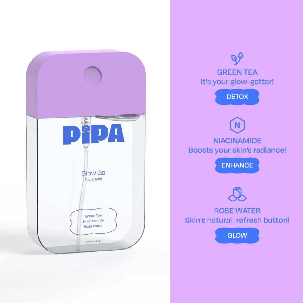 Pipa Skincare Glow Go Facial Mist 50ml - Image 3