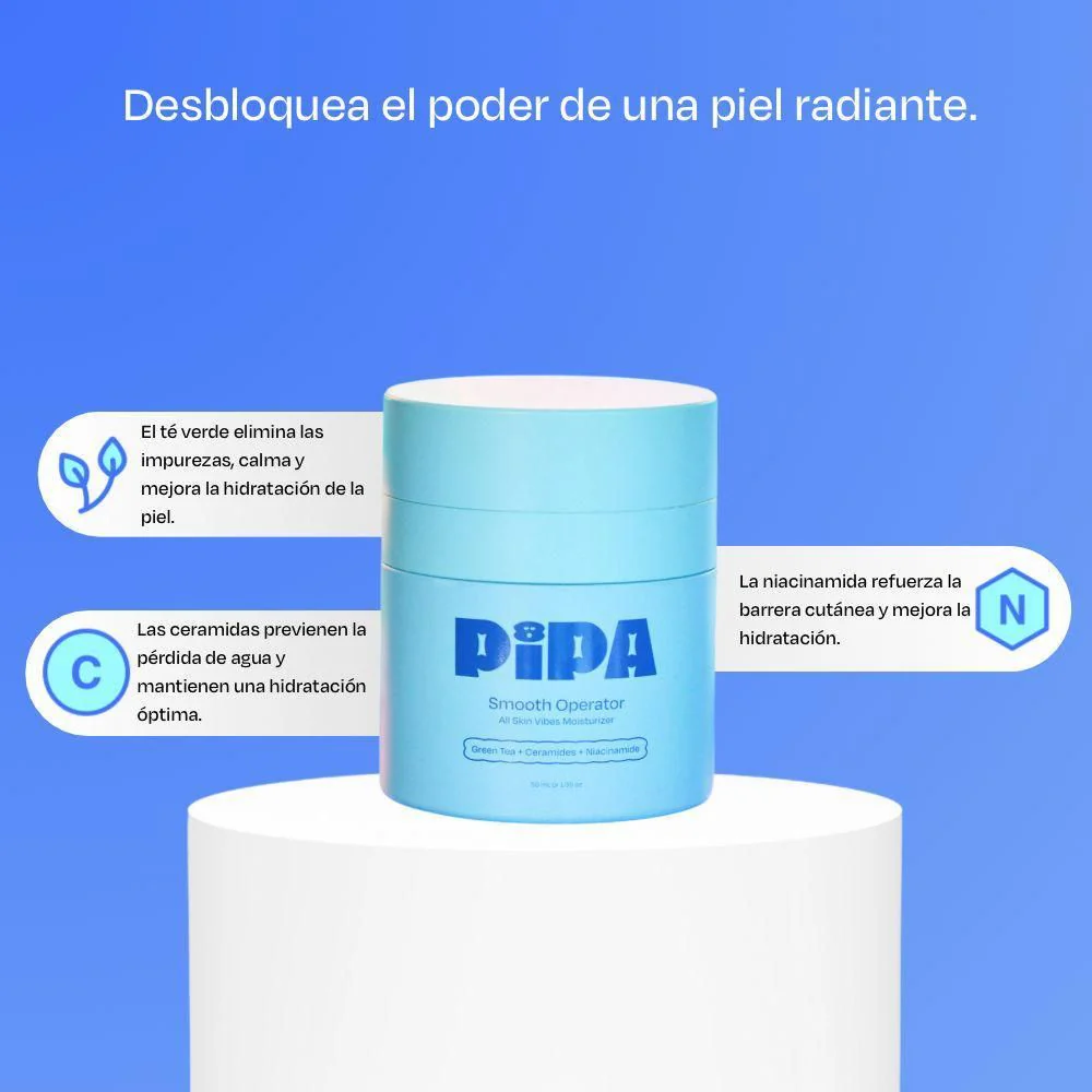 Pipa Skincare Smooth Operator All Skin Vibes Moisturizer 50ml - Image 3