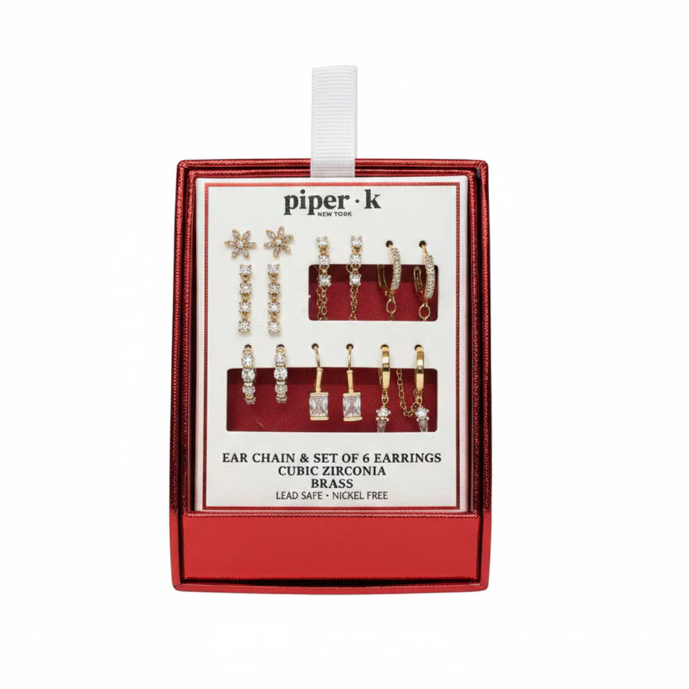 Piper K. Set De Zarcillos 6 Pares Cubic Zirconia - Image 3