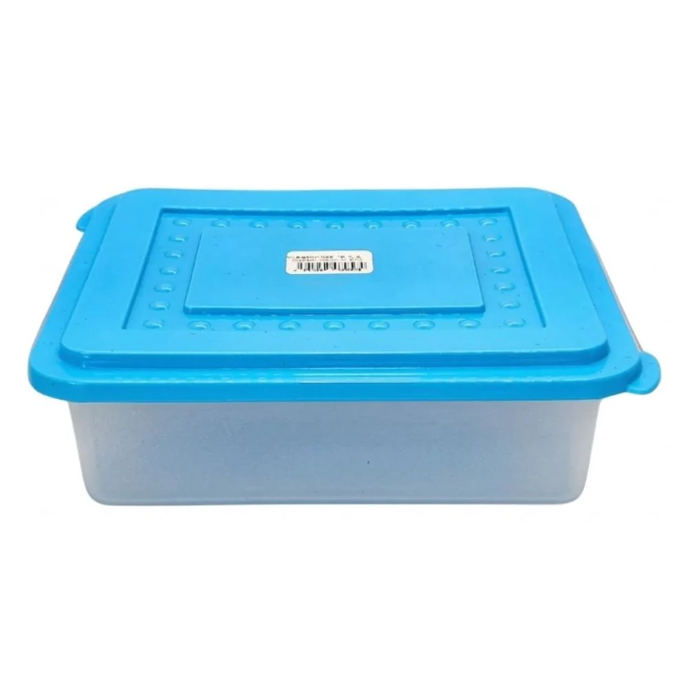 Plastihome Conservador de Alimentos Cuadrado Pequeno Tipo Sandwich Colores Variados - Image 2