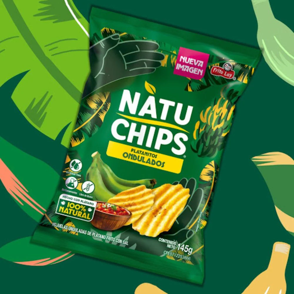 Natuchips Platanitos Ondulados 145g - Image 2