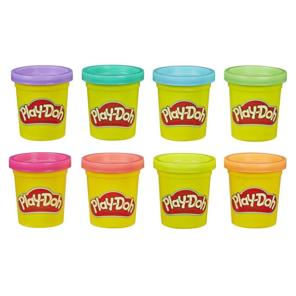 Play-Doh Set 8 Und De Plastilinas Color Neon 448g - Image 2