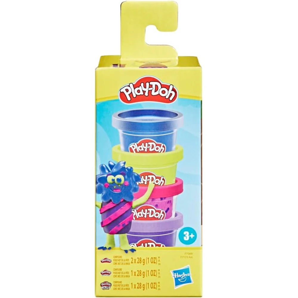 Play-Doh Mini Paquetes De Colores Monstruos 4Und - Image 3