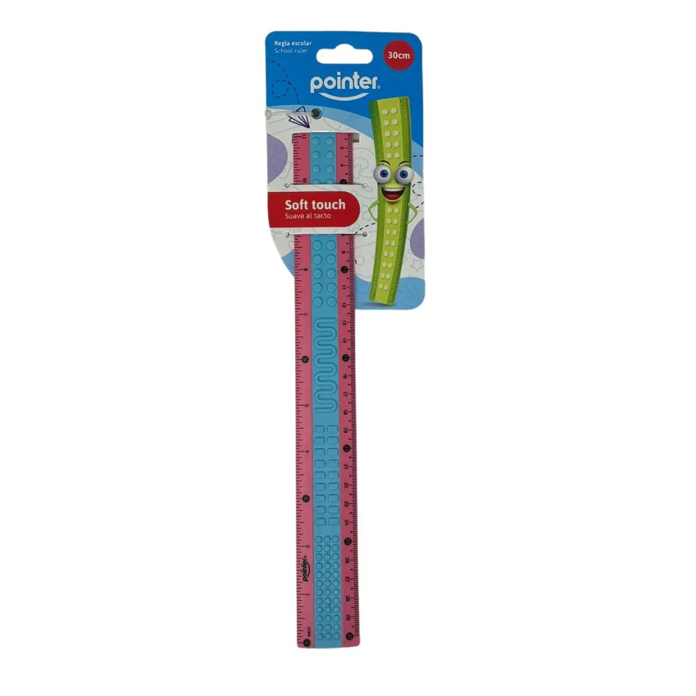 Pointer Regla Escolar Diseño Lego 30cm - Image 3