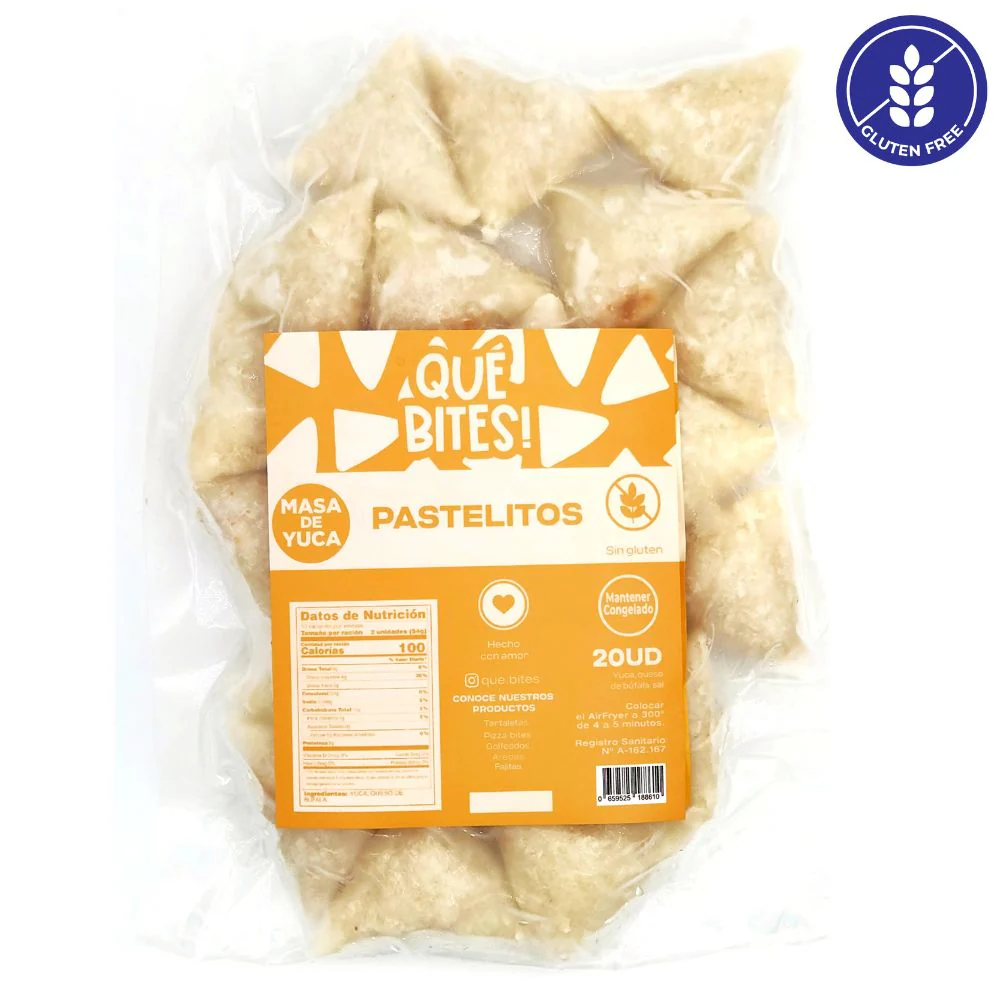 Que Bites Pastelitos de Queso de Bufala 20 Und