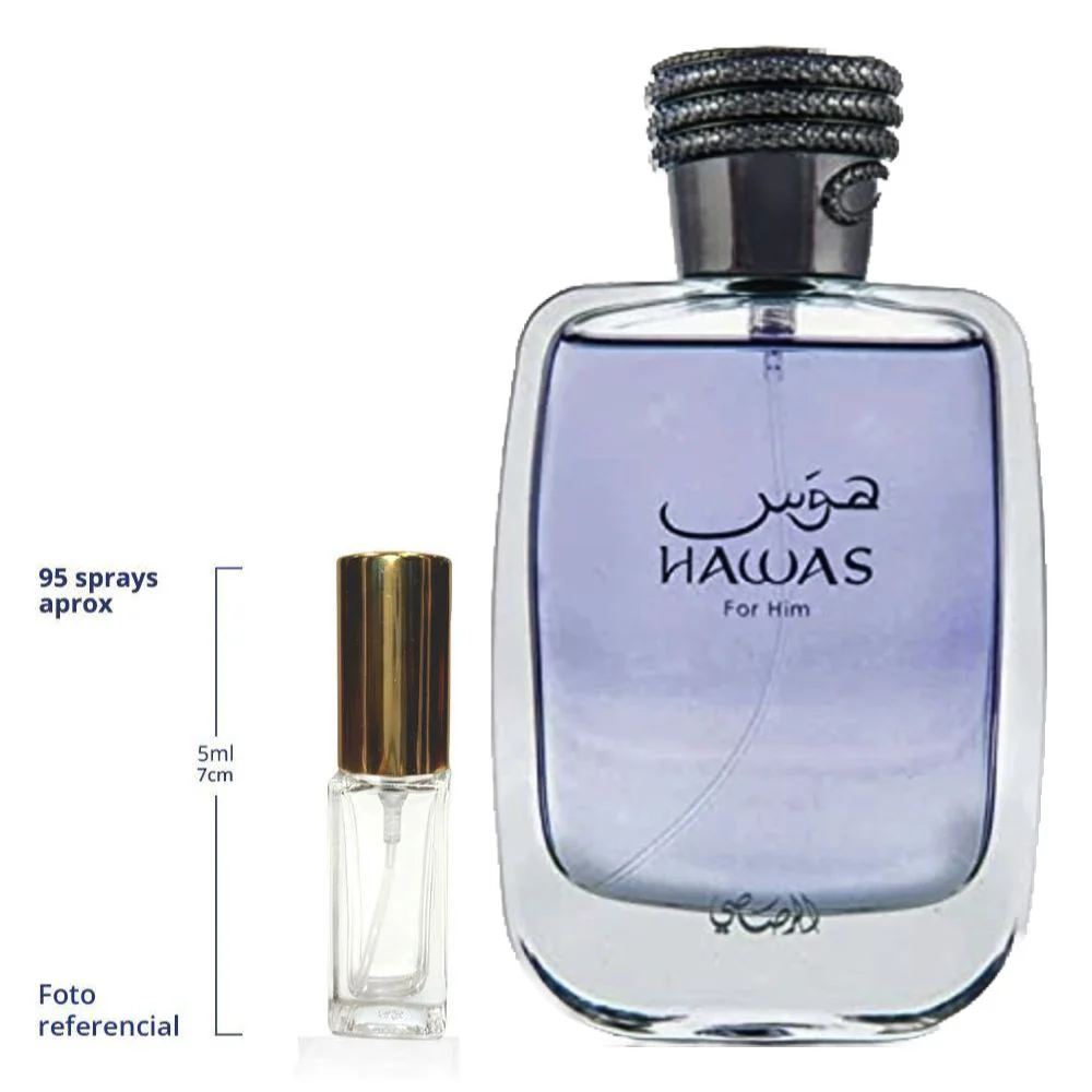 Rasasi Hawas Decant Travel Size Eau De Parfum For Men