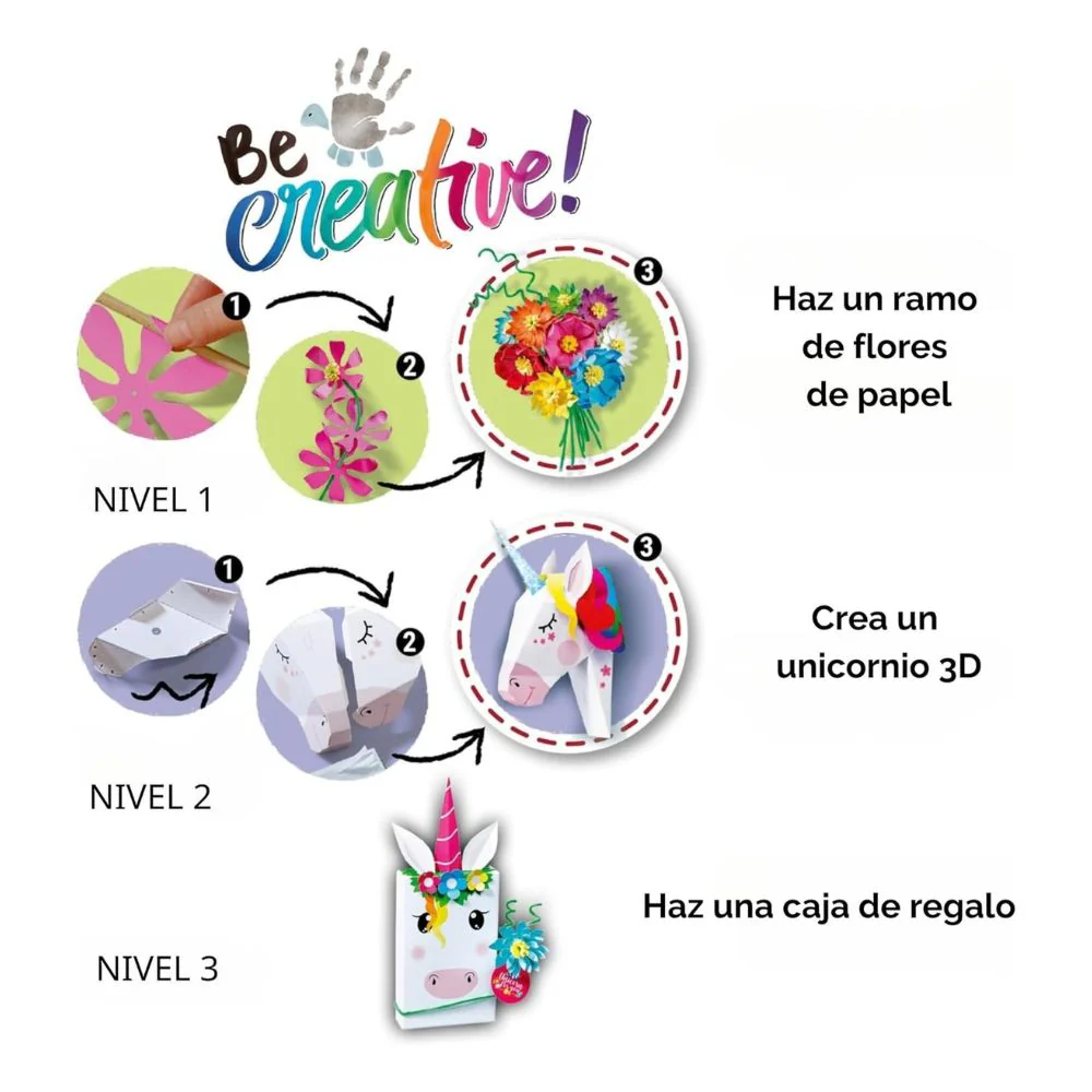 Ravensburger Be Creative Paper Art 2 Creations 6+ - Image 2