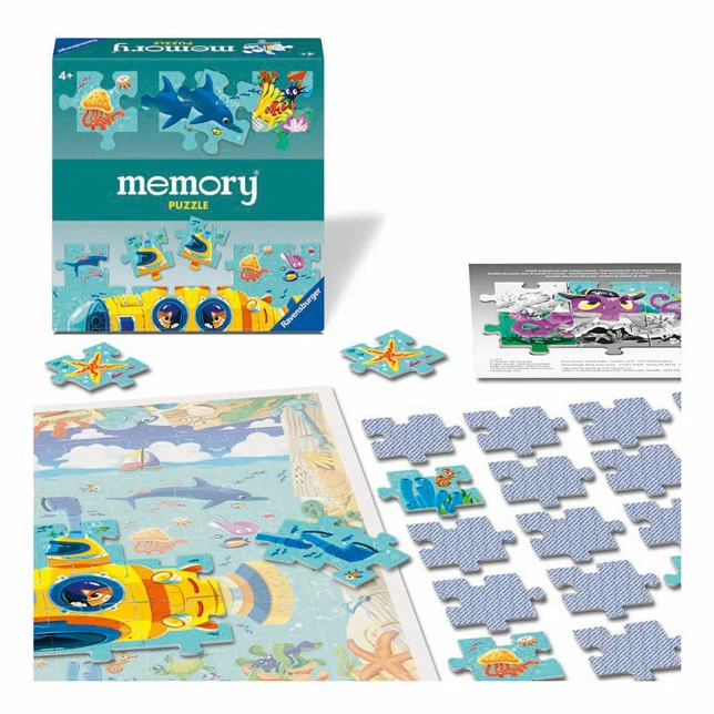 Ravensburger Memory Puzzle Onderwater Wereld 4+ - Image 2